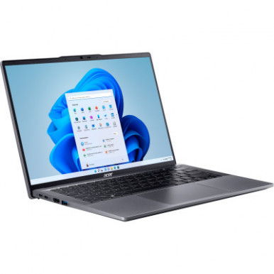 Ноутбук Acer Swift Go 14 SFG14-63 14" 2.8K OLED, AMD R5-8645HS, 16GB, F512GB, UMA, Win11, сірий-11-зображення