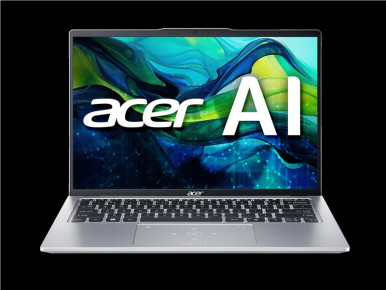Ноутбук Acer Swift Go 14 SFG14-73 14" 2.8K OLED, Intel U7-155H, 32GB, F1TB, UMA, Lin, сріблястий-9-зображення