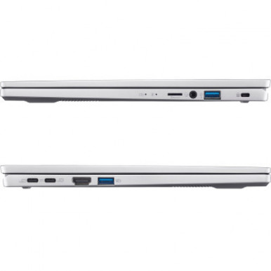Ноутбук Acer Swift Go 14 SFG14-73 14" 2.8K OLED, Intel U7-155H, 32GB, F1TB, UMA, Lin, сріблястий-14-зображення