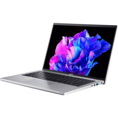 Ноутбук Acer Swift Go 14 SFG14-73 14" 2.8K OLED, Intel U5-125H, 16GB, F512FB, UMA, Lin, сріблястий-12-зображення