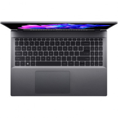 Ноутбук Acer Swift Go 16 SFG16-72 16" 3.2K OLED, Intel U7-155H, 32GB, F1TB, UMA, Lin, сірий-13-зображення