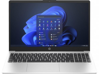 Ноутбук HP 250-G10 15.6" FHD IPS AG, Intel i5-1334U, 16GB, F512GB, UMA, Win11P, сріблястий-7-зображення