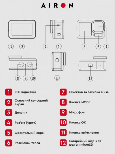 Экшн-камера AIRON ProCam X-17-изображение