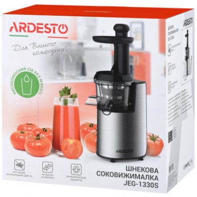 Соковижималка Ardesto JEG-1330S шнекова-17-зображення