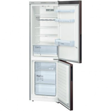 Холодильник Bosch KGV36VD32S с нижней морозильной камерой - 186x60x65/309 л/статика/А++/коричневый-5-изображение