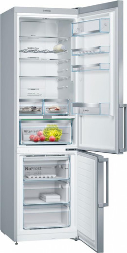 Холодильник Bosch KGN39AI35 с ниж. мороз. камерой - 203x60x66/366л/No Frost/диспл/А++/нерж.сталь-4-изображение