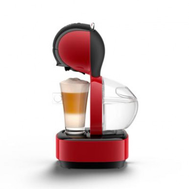 Капсульная кофеварка KRUPS KP130510 Lumio Red, механика, 1600Вт, 1л, красная-9-изображение