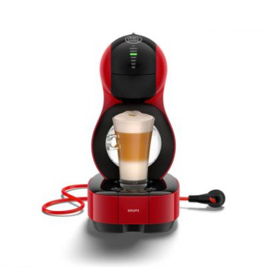 Капсульная кофеварка KRUPS KP130510 Lumio Red, механика, 1600Вт, 1л, красная-11-изображение