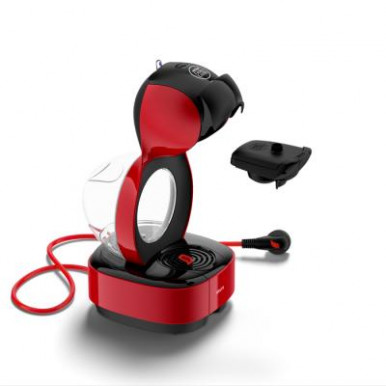 Капсульная кофеварка KRUPS KP130510 Lumio Red, механика, 1600Вт, 1л, красная-12-изображение