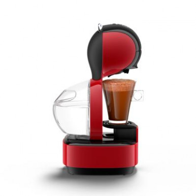 Капсульная кофеварка KRUPS KP130510 Lumio Red, механика, 1600Вт, 1л, красная-13-изображение