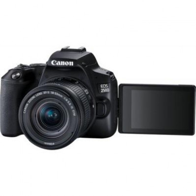 Цифровой фотоаппарат Canon EOS 250D kit 18-55 IS STM Black (3454C007)-13-изображение