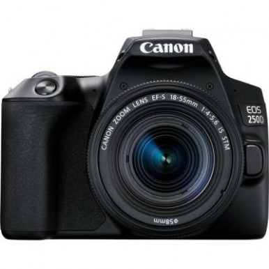 Цифровий фотоапарат Canon EOS 250D kit 18-55 IS STM Black (3454C007)-16-зображення