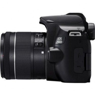 Цифровий фотоапарат Canon EOS 250D kit 18-55 IS STM Black (3454C007)-23-зображення