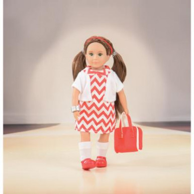 Набір одягу для ляльок LORI Сукня з принтом LO30009Z-3-зображення