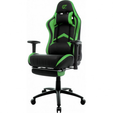 Кресло игровое GT Racer X-2534-F Black/Green-27-изображение