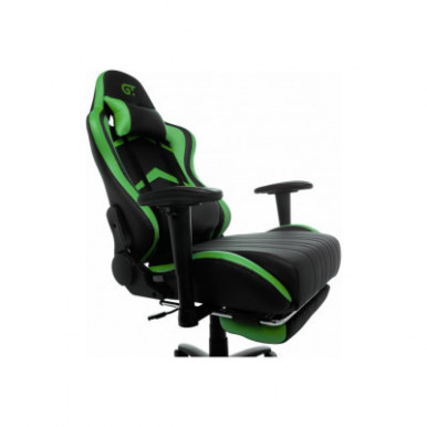 Кресло игровое GT Racer X-2534-F Black/Green-32-изображение