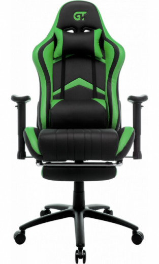 Кресло игровое GT Racer X-2534-F Black/Green-18-изображение