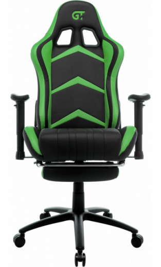 Кресло игровое GT Racer X-2534-F Black/Green-20-изображение