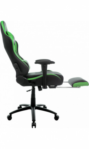 Кресло игровое GT Racer X-2534-F Black/Green-26-изображение