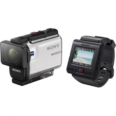 Цифр. видеокамера экстрим Sony HDR-AS300 c пультом д/у RM-LVR3-12-изображение