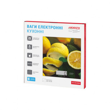 Весы кухонные Ardesto SCK-893LEMON-11-изображение