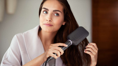 Щітка-випрямляч Philips StyleCare Essential, 52Вт, темп.режимів-2, 170-200С, кераміка, чорний-16-зображення