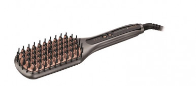 Щетка-выпрямитель  Remington Keratin Protect, темп.режимов-3, 150-230С, ионизация, керамика, серый-1-изображение