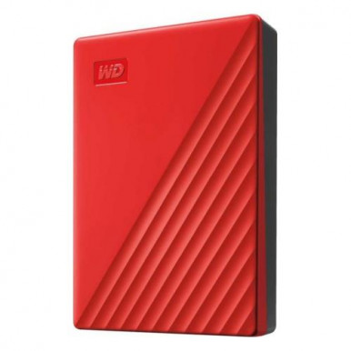 Портативний жорсткий диск WD 4TB USB 3.2 Gen 1 My Passport Червоний-1-зображення