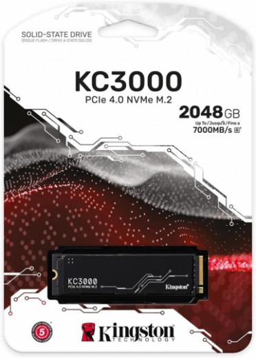 Накопитель SSD Kingston M.2 2TB PCIe 4.0 KC3000-1-изображение