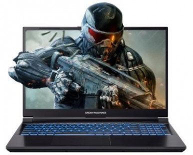 Ноутбук Dream Machines RG3060-15 15.6FHD IPS, Intel i7-12700H, 16GB, F1TB, NVD3060-6, DOS, чорний-1-зображення