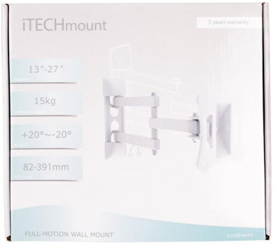 Кронштейн ITech LCD33B WHITE-3-зображення