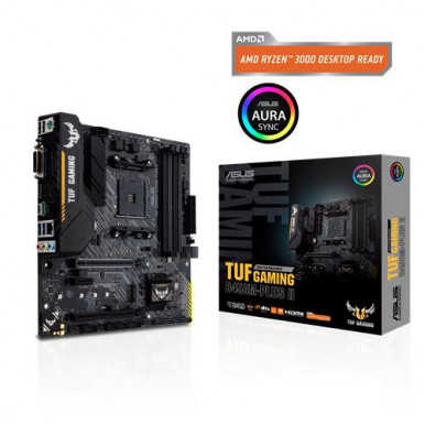 Материнcька плата ASUS TUF GAMING B450M-PLUS II sAM4 B450 4xDDR4 HDMI DVI mATX-1-зображення