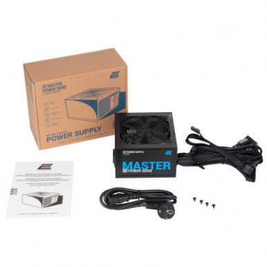 Блок питания 2E Master Power  (750W), >80%, 80+ White, 120мм, 1xMB 24pin(20+4), 1xCPU 8pin(4+4), 3xMolex, 5xSATA, 4xPCIe 8pin(6+2)-23-изображение