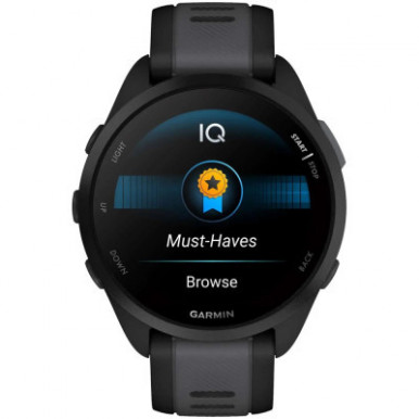 Смарт-годинник Garmin Forerunner 165 Music, Black/Slate Grey, GPS (010-02863-30)-15-зображення