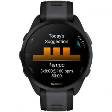 Смарт-часы Garmin Forerunner 165 Music, Black/Slate Grey, GPS (010-02863-30)-23-изображение