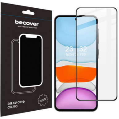 Стекло защитное BeCover Samsung Galaxy A55 5G SM-A556 Black (710932)-8-изображение