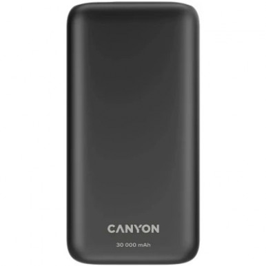 Батарея універсальна Canyon PB-301 30000mAh PD/20W, QC/3.0 (CNE-CPB301B)-6-зображення