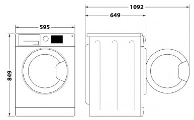 Сушильна машина Whirlpool FFT M22 9X 2B UA-48-зображення