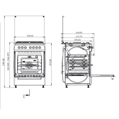 Плита Grunhelm G4FG6612W-3-зображення