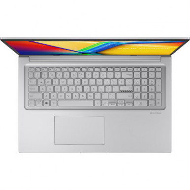Ноутбук ASUS Vivobook 17 X1704ZA-AU144 17.3" FHD IPS, Intel i3-1215U, 8GB, F512GB, UMA, noOS, Сріблястий-23-зображення