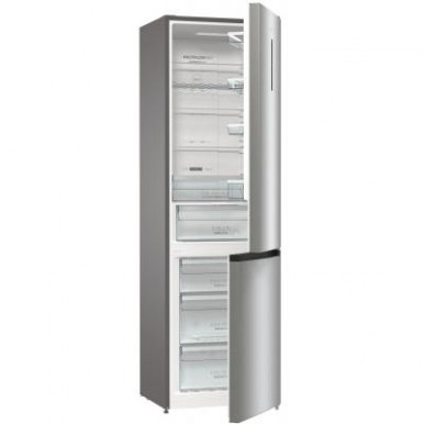 Холодильник з нижн. мороз. камерою Gorenje NRK6202AXL4, 200х60х60см, 2 двері, 235( 96)л, А++, Total NF , Зона св-ті, Зовн. Диспл-15-зображення