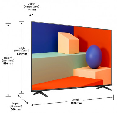 Телевізор HISENSE 65A6K-53-изображение