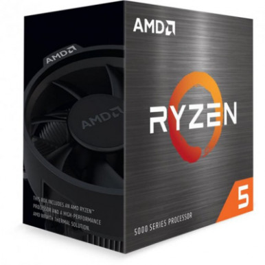 Центральний процесор AMD Ryzen 5 5600 6C/12T 3.5/4.4GHz Boost 32Mb AM4 65W Wraith Stealth cooler Box-3-зображення