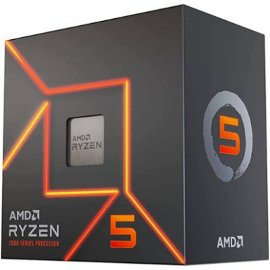 Центральний процесор AMD Ryzen 5 7600 6C/12T 3.8/5.1GHz Boost 32Mb Radeon Graphics AM5 65W Wraith Stealth cooler Box-4-зображення