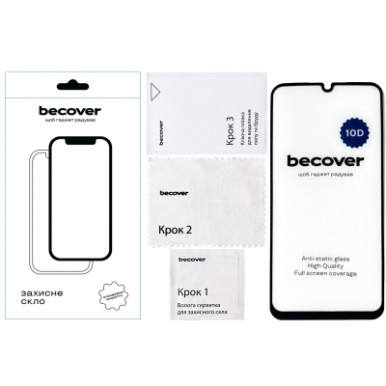 Стекло защитное BeCover Samsung Galaxy A25 5G SM-A256 10D Black (711351)-8-изображение