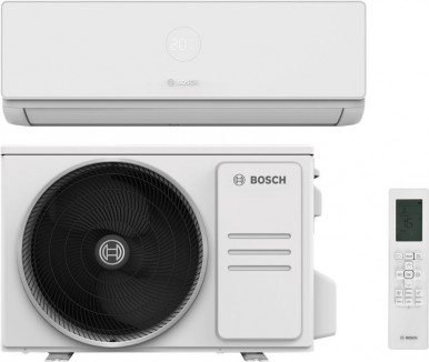 Кондиционер Bosch Climate 4000i 25м2 инвертор 9000BTU 2.6кВт A++/A++ -21°С Wi-Fi-ready R32 белый-1-изображение