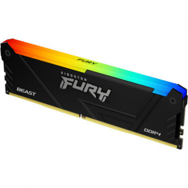 Модуль памяти для компьютера DDR4 32GB (2x16GB) 3733 MHz Beast Black RGB Kingston Fury (ex.HyperX) (KF437C19BB12AK2/32)-17-изображение