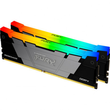 Модуль пам'яті для комп'ютера DDR4 16GB (2x8GB) 3200 MHz Renegate RGB Kingston Fury (ex.HyperX) (KF432C16RB2AK2/16)-5-зображення