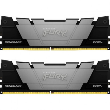 Модуль пам'яті для комп'ютера DDR4 16GB (2x8GB) 4266 MHz RenegadeBlack Kingston Fury (ex.HyperX) (KF442C19RB2K2/16)-4-зображення