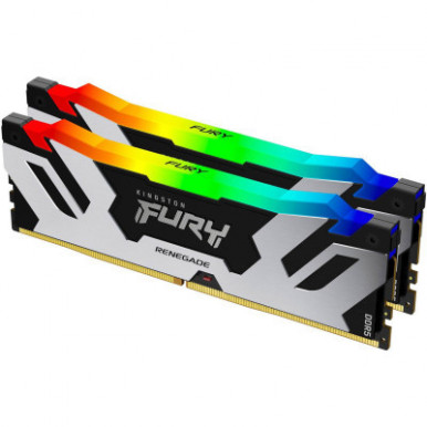 Модуль пам'яті для комп'ютера DDR5 32GB (2x16GB) 6800 MHz Renegade RGB XMP Kingston Fury (ex.HyperX) (KF568C36RSAK2-32)-6-зображення